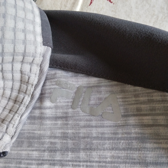 Fila Sport Mens XL 1/4 Zip Long Sleeve Polo, Pullover - Picture 6 of 7